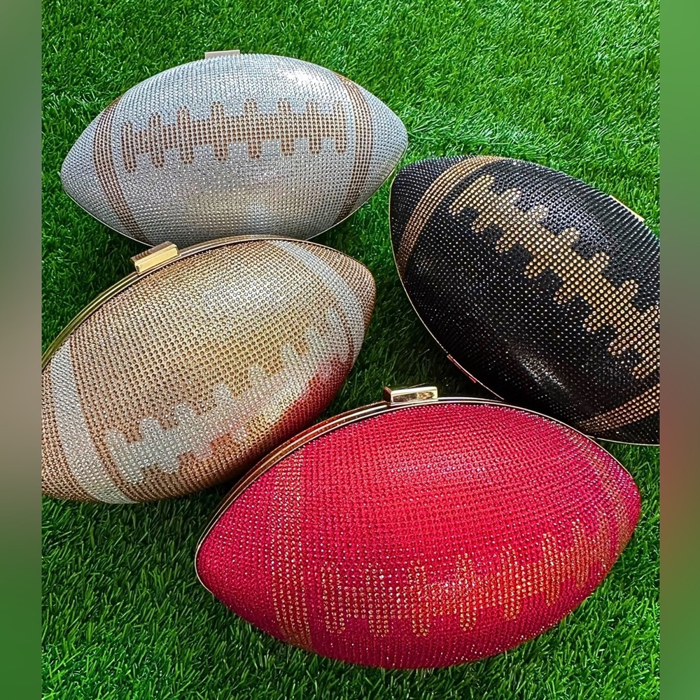 Lucky Catch Clutch - Football Shaped Clutch